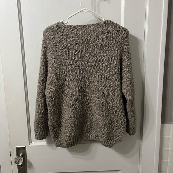 Altar'd State Tan V-Neck Sweater - Picture 3 of 3